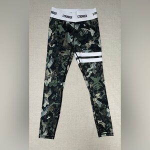 Stronger Print Leggings NWOT